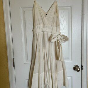 LOVELY ivory soft linen MarieMarie dress